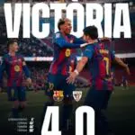 Triunfal regreso a casa del FC Barcelona