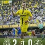 Villarreal se acerca al Barça tras vencer al Getafe con 10 jugadores